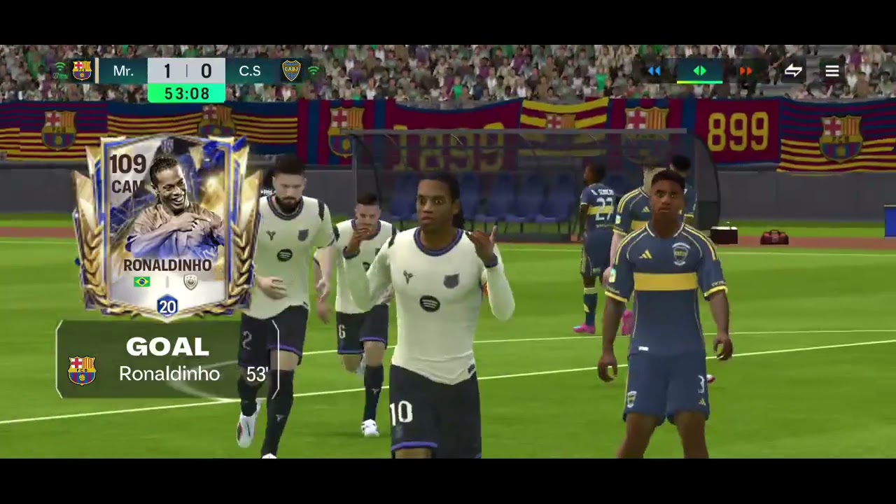 Playing fc mobile 