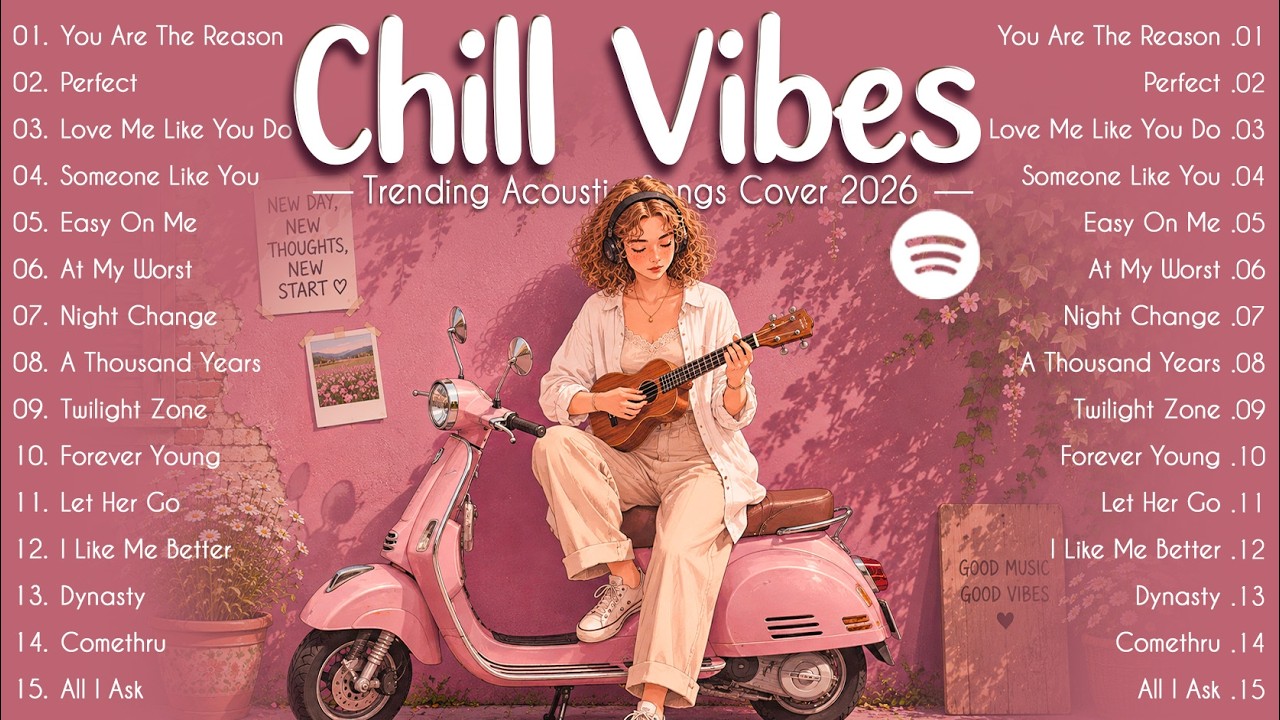 Coffee & Cozy Vibes ☕ Relaxing Acoustic Pop Ballads 2026 💞 Songs to Calm Your Mind