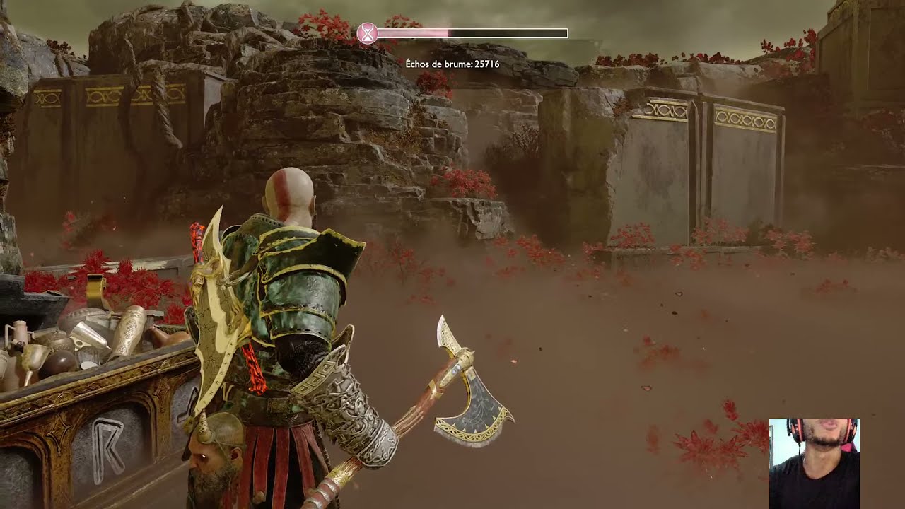 God Of War : Niflheim Plus de 25.000 Echos de brume (25k Mist Echoes) (NG+ Difficulté God Of War)
