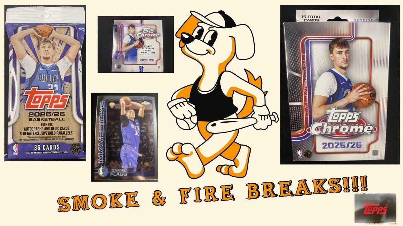 Topps chrome RETAIL mega box chasing COOPER FLAGG!!!!!