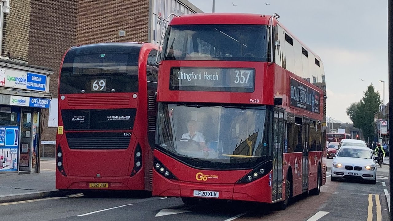 London Buses at Leyton, Bakers Arms 9/10/21