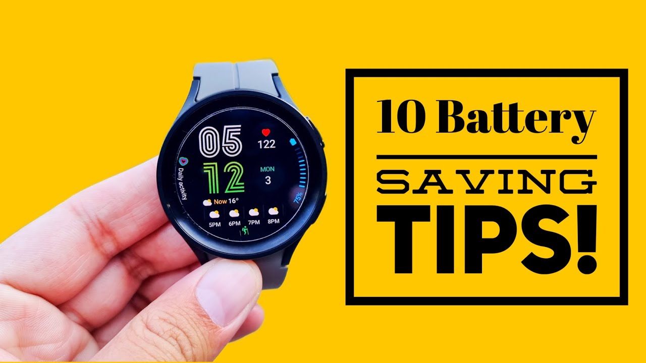 Как увеличить срок службы батареи Galaxy Watch 5 и Galaxy Watch 5 Pro!