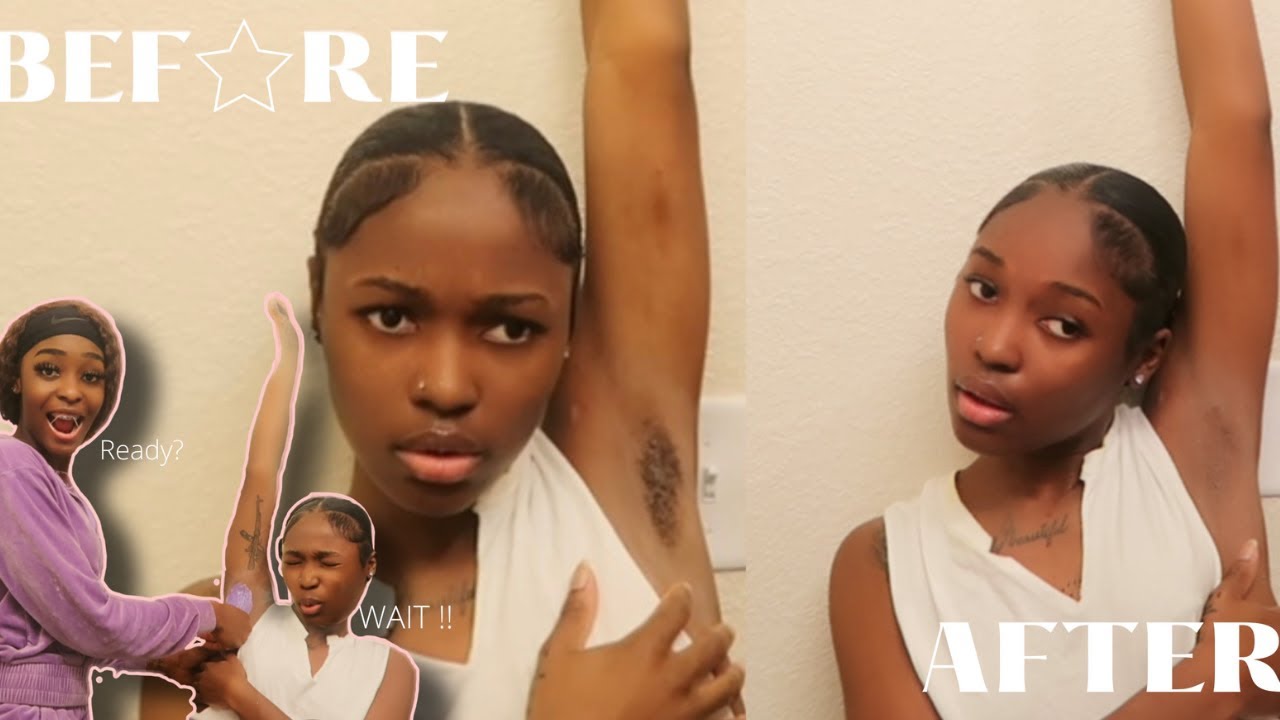 WAXING My Twin Sister Underarms AT HOME.