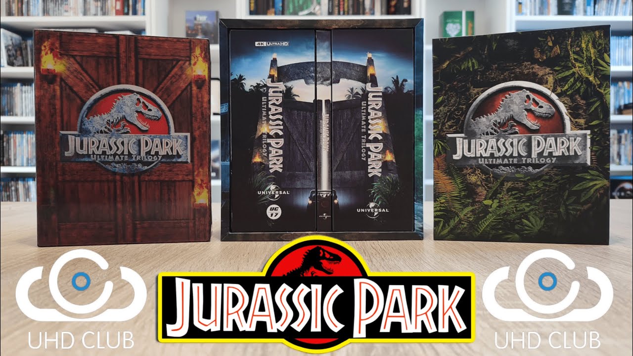 UHD CLUB: Unboxing des éditions A & B + Ultimate Collectors' Boxset C JURASSIC PARK