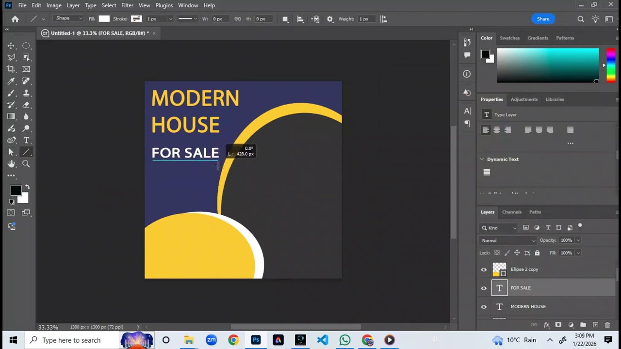 property banner design full video .