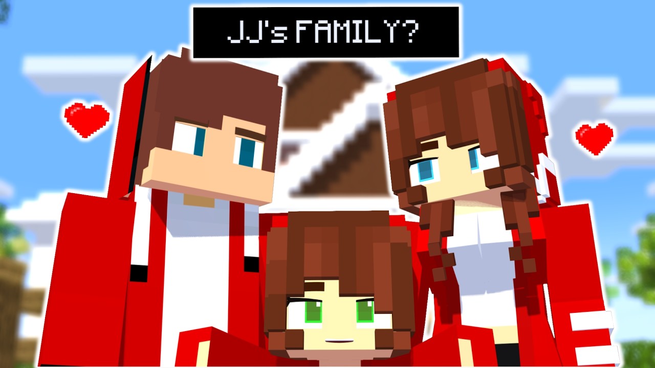 JJ and JJ Sister Have a Family?! - Minecraft Maizen Animation Song