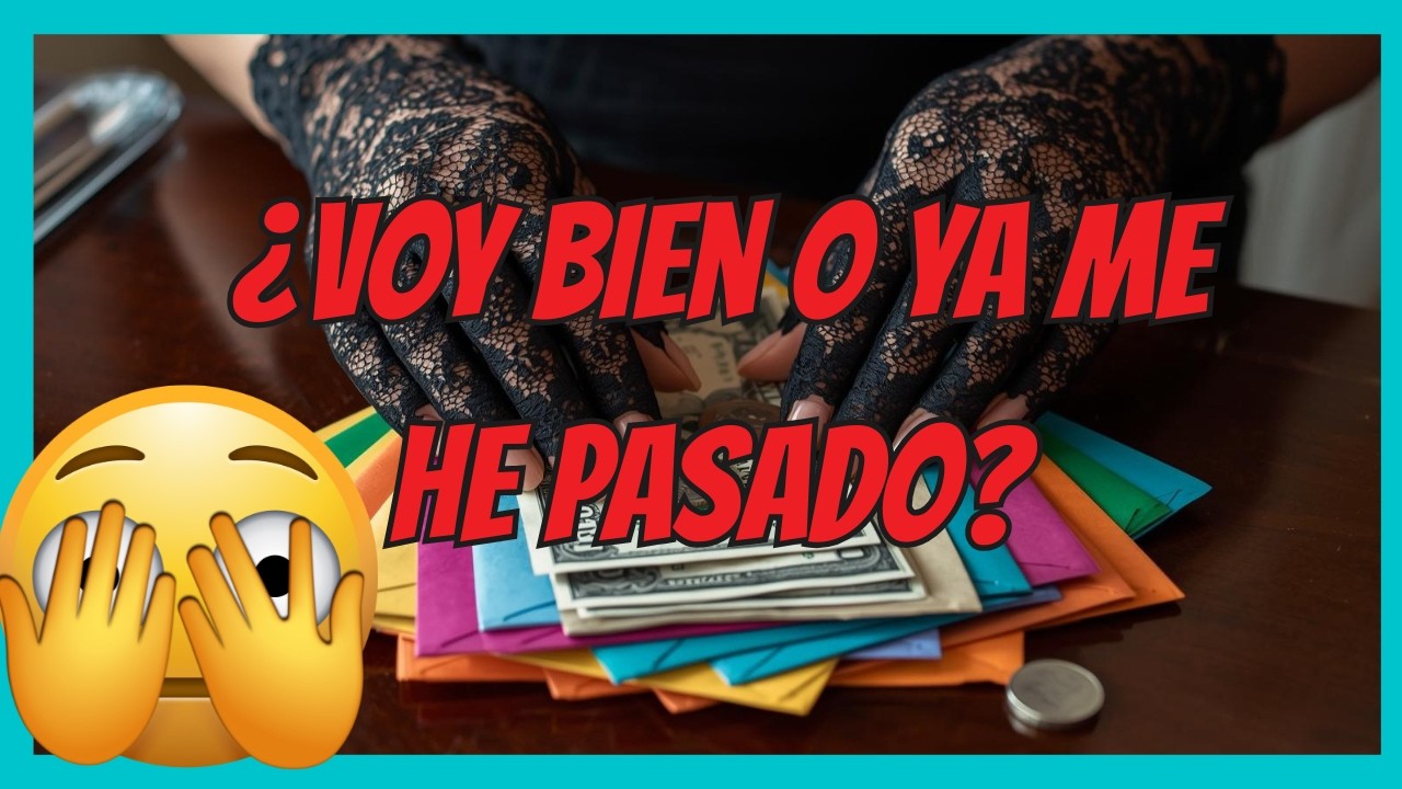 Revisión de presupuesto real en Excel: así voy con mis sobres 💥💵👉📋