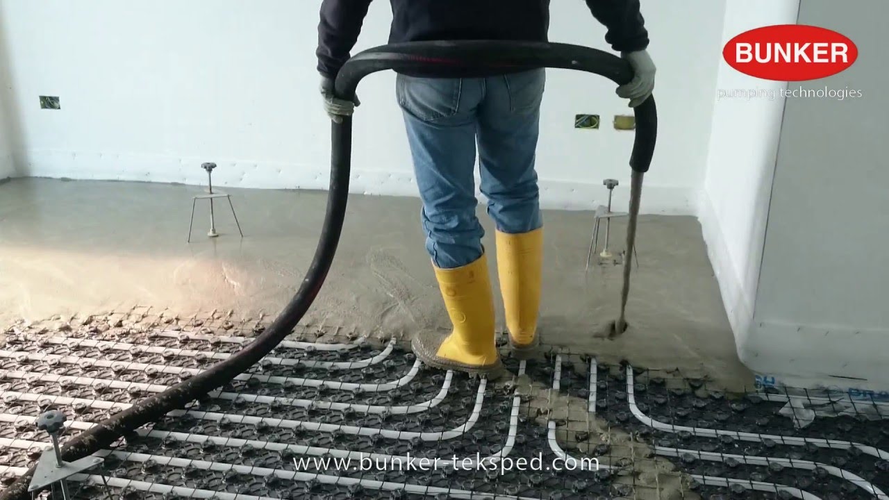 Self-levelling floor screed - Pump BUNKER S8 CM