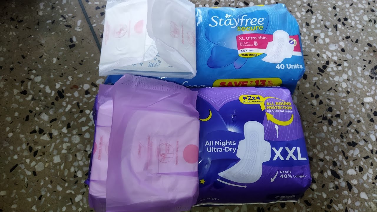 Stayfree Dry Max All Nights Ultra Dry XXL Pad /Stayfree Secure Ultra Thin XL Pad