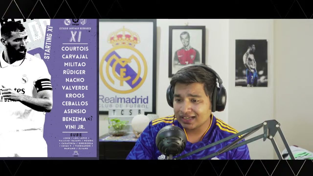 Real Madrid Vs Atletico Madrid! Watchalong Hindi !!  #football #realmadrid #tcsb
