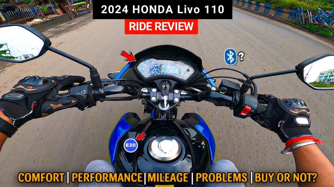Finally 😱 Honda Livo 110 OBD-2 BS7 Ride Review 2024 Model - Brake Test 😨 Mileage Feature | Livo110