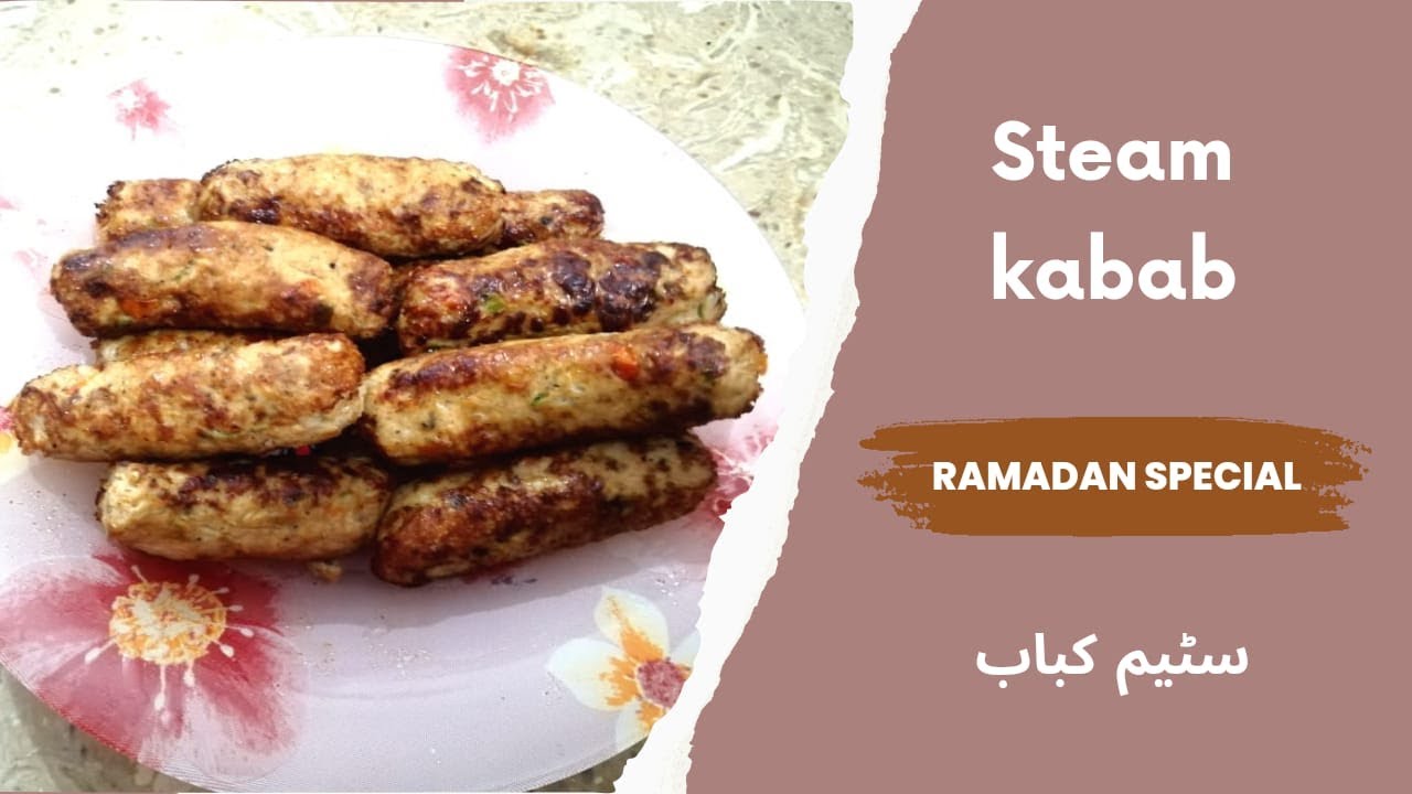 Steam kabab by Cook & Eat Healthy || Seekh kabab || سٹیم کباب