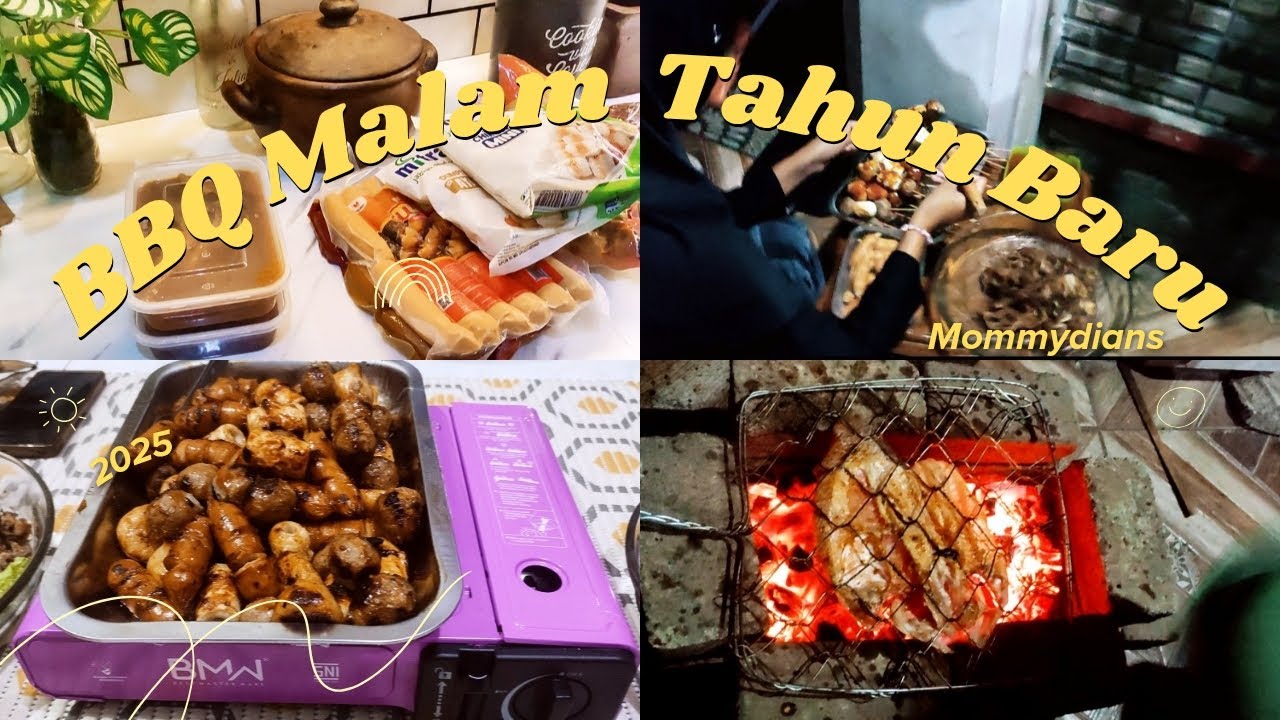 BBQ MALAM TAHUN BARU BERSAMA KELUARGA DAN KEPONAKAN