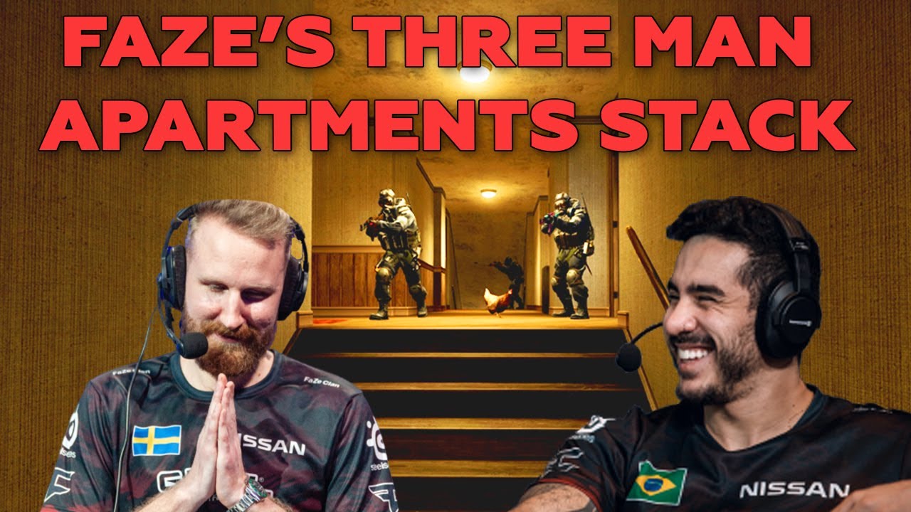 FaZe's Three Man Apartments Stack On A Gun Round