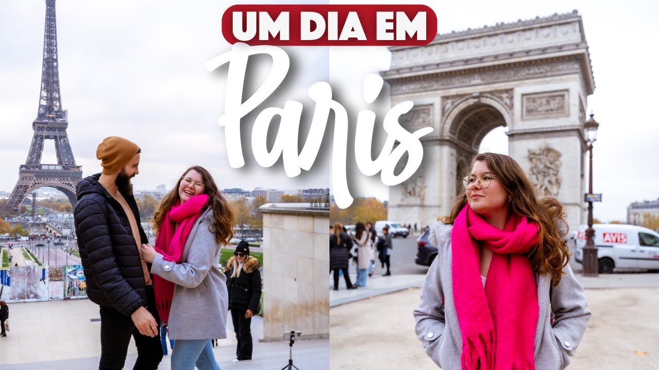 1 dia em Paris | Conhecendo PARIS em uma conexão!
