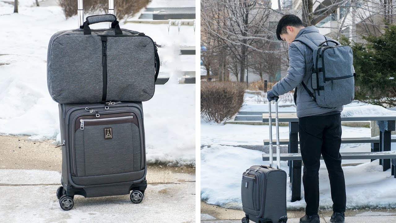 My Work Travel Bag Setup - Simple and Minimal Two Bag Carry On