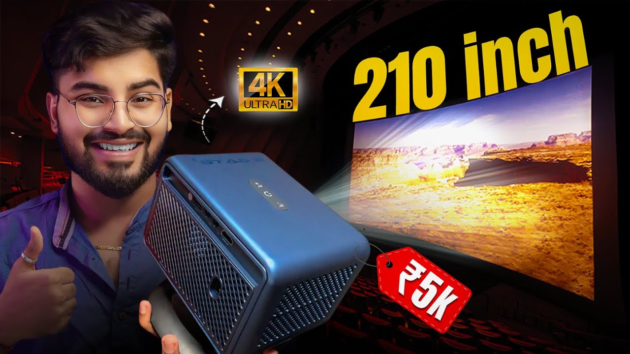 Best Projector for Home Theater under 5000 🔥 EGate i9 Pro Automatic Projector Review 2025