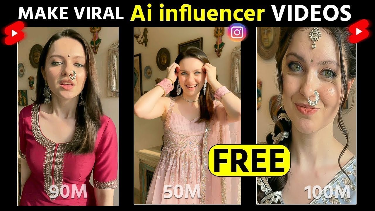 100% Realistic AI Influencer Kaise Banaye (4K AI Instagram Model)