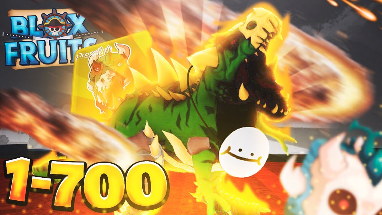 TERMINE EL AÑO HACIENDO 1 al 700 EN BLOX FRUITS 🦖 Trex parte 2