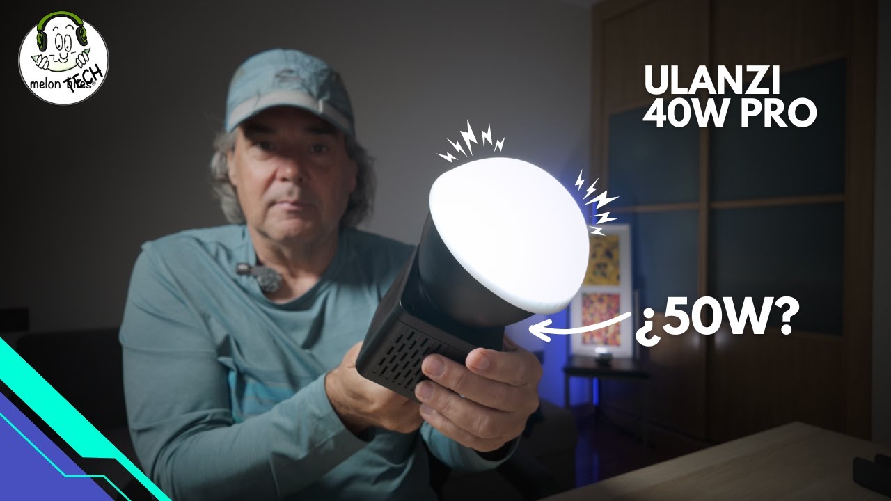Pequeño y matón ULANZI LED 40W PRO con Batería
