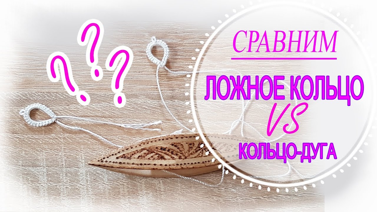 ЭКСПЕРИМЕНТ. Сравним размер. Кольцо фриволите VS ложное кольцо.