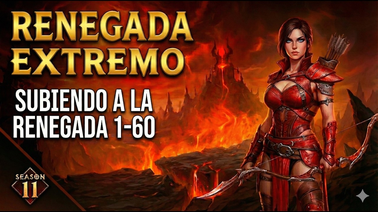 Subiendo la RENEGADA en HARDCORE: Guía completa  |  Diablo 4 Season 11 | PARTE I