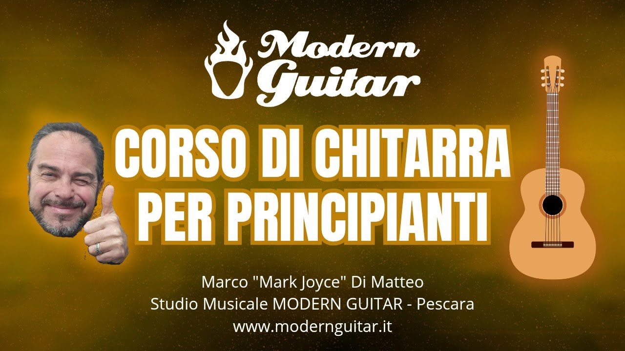 CORSO DI CHITARRA PER PRINCIPIANTI - Studio Musicale MODERN GUITAR Pescara