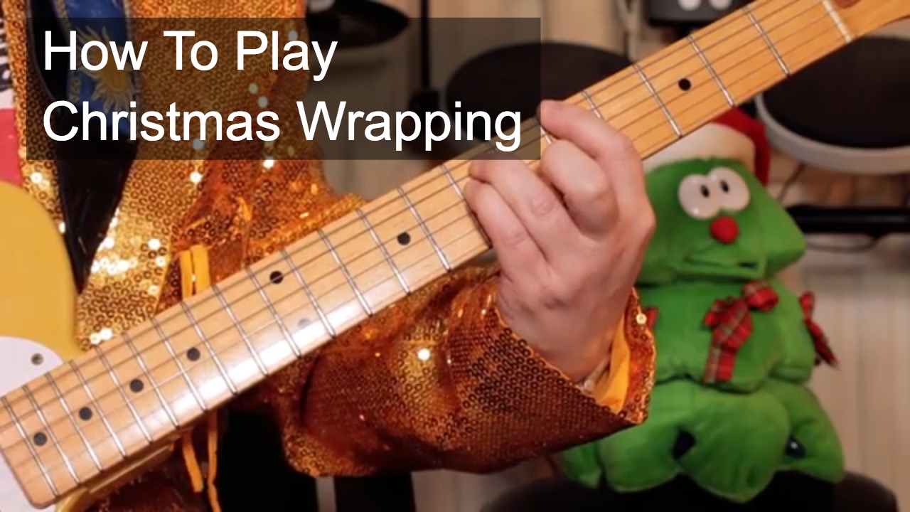 'Christmas Wrapping' Waitresses Guitar Lesson