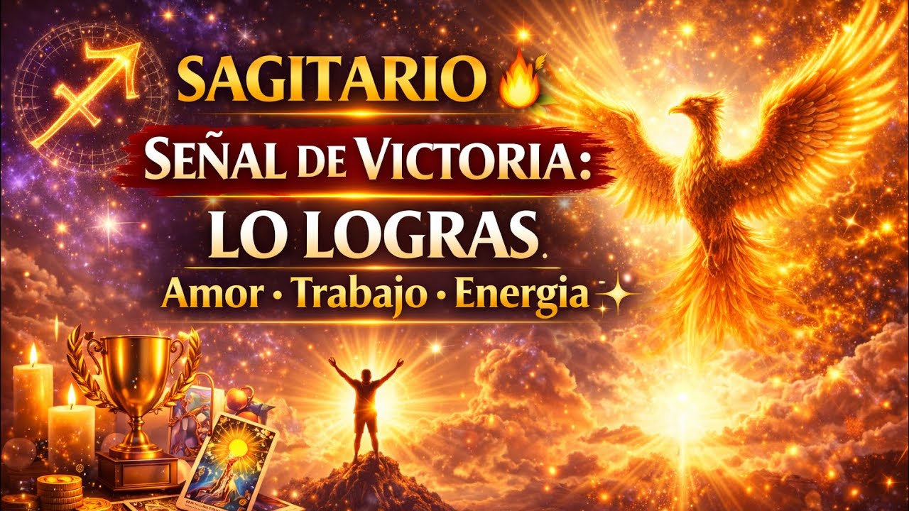 ♐ Sagitario Señal de Victoria 🔥 | Lo Logras | Amor • Trabajo • Energía ✨