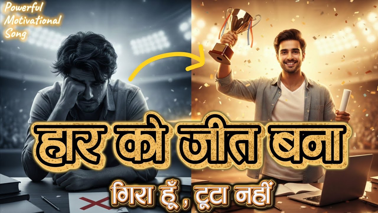 हार को जीत बना | गिरा हूँ, टूटा नहीं | Powerful Motivational Song for Aspirants | Prince Keshri 