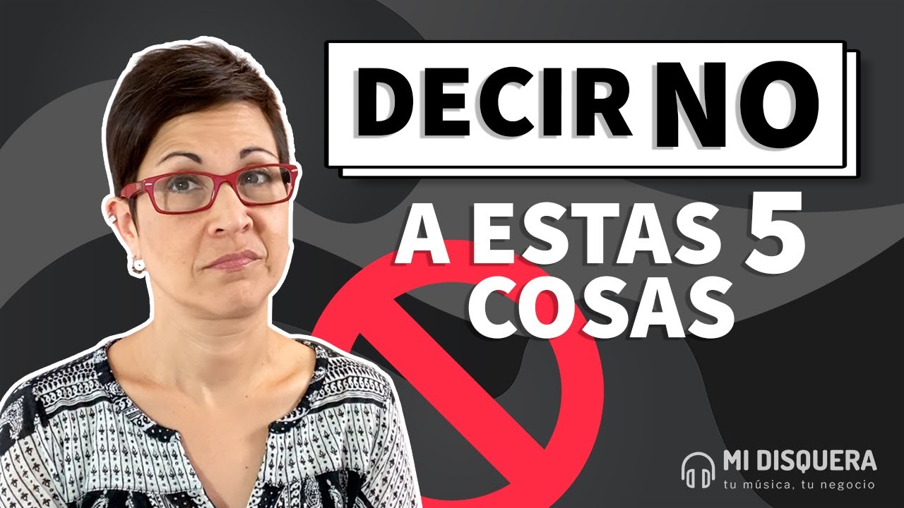 5 cosas a las que un músico debe decir que NO