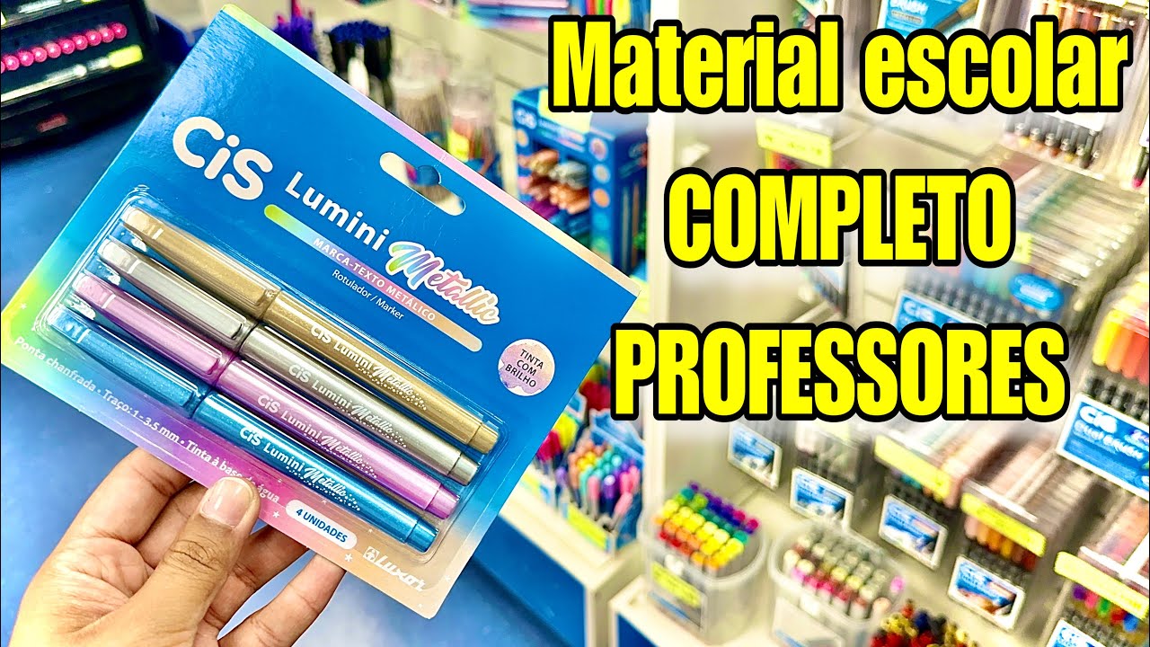 MONTANDO KIT DE MATERIAL ESCOLAR COMPLETO PARA PROFESSORES 2023 (PAPELARIA LEPOK)