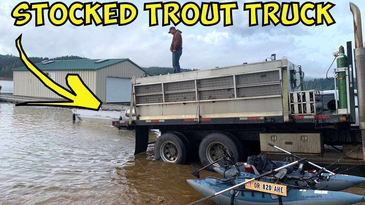 STOCKING TRUCK Showed Up (My Luckiest Fall Trout Fishing Day Ever)