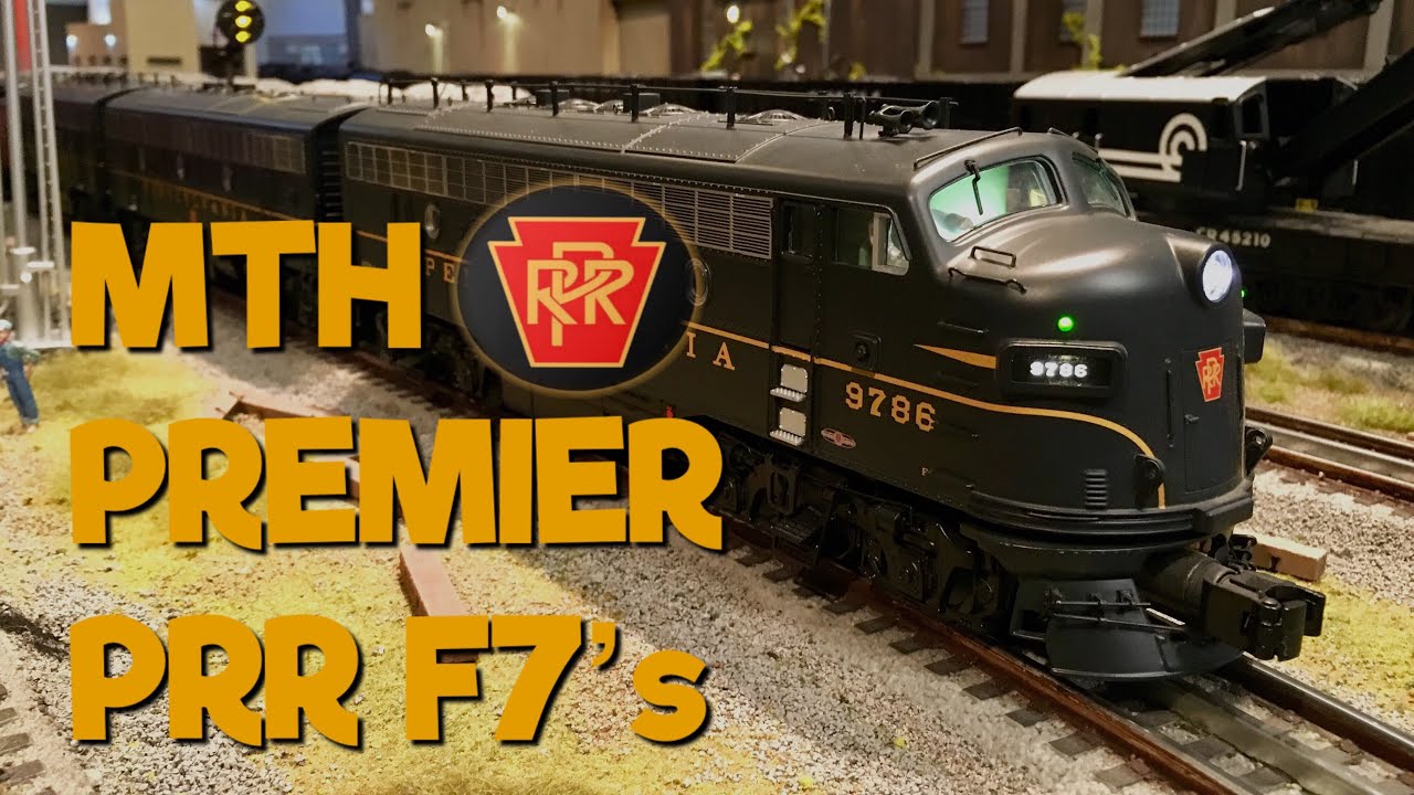 MTH Premier Pennsylvania F7 ABA Diesel set Proto 3.0  20-20190-1