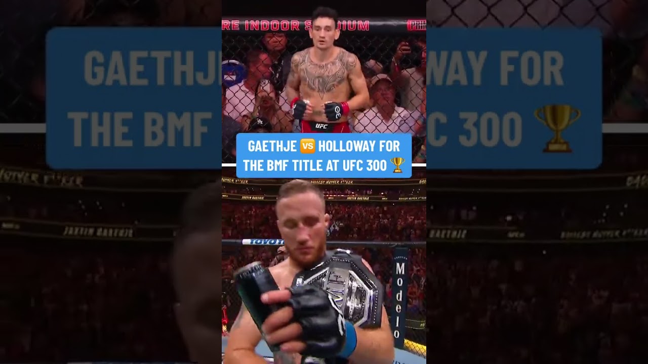 Gaethje vs. Holloway for the BMF Title 👀 #UFC300