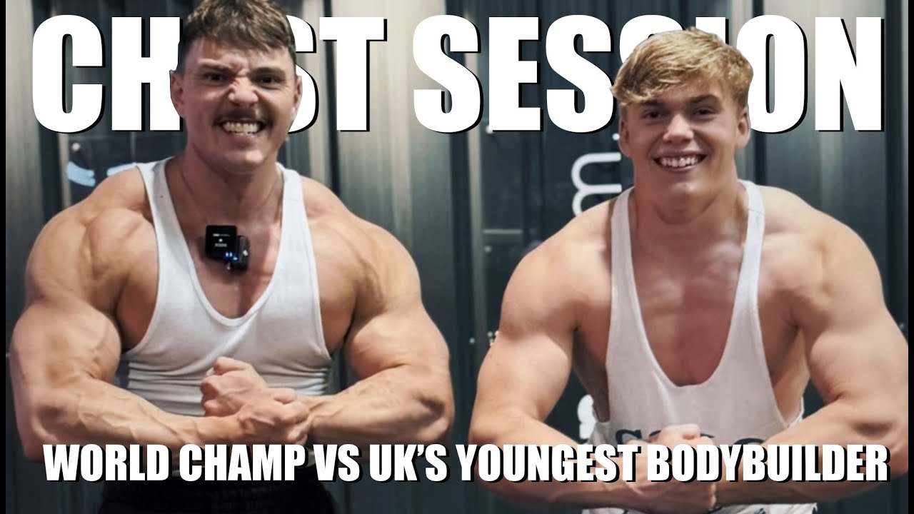 World Champ vs UK&rsquo;s Youngest Bodybuilder | Full Chest Session