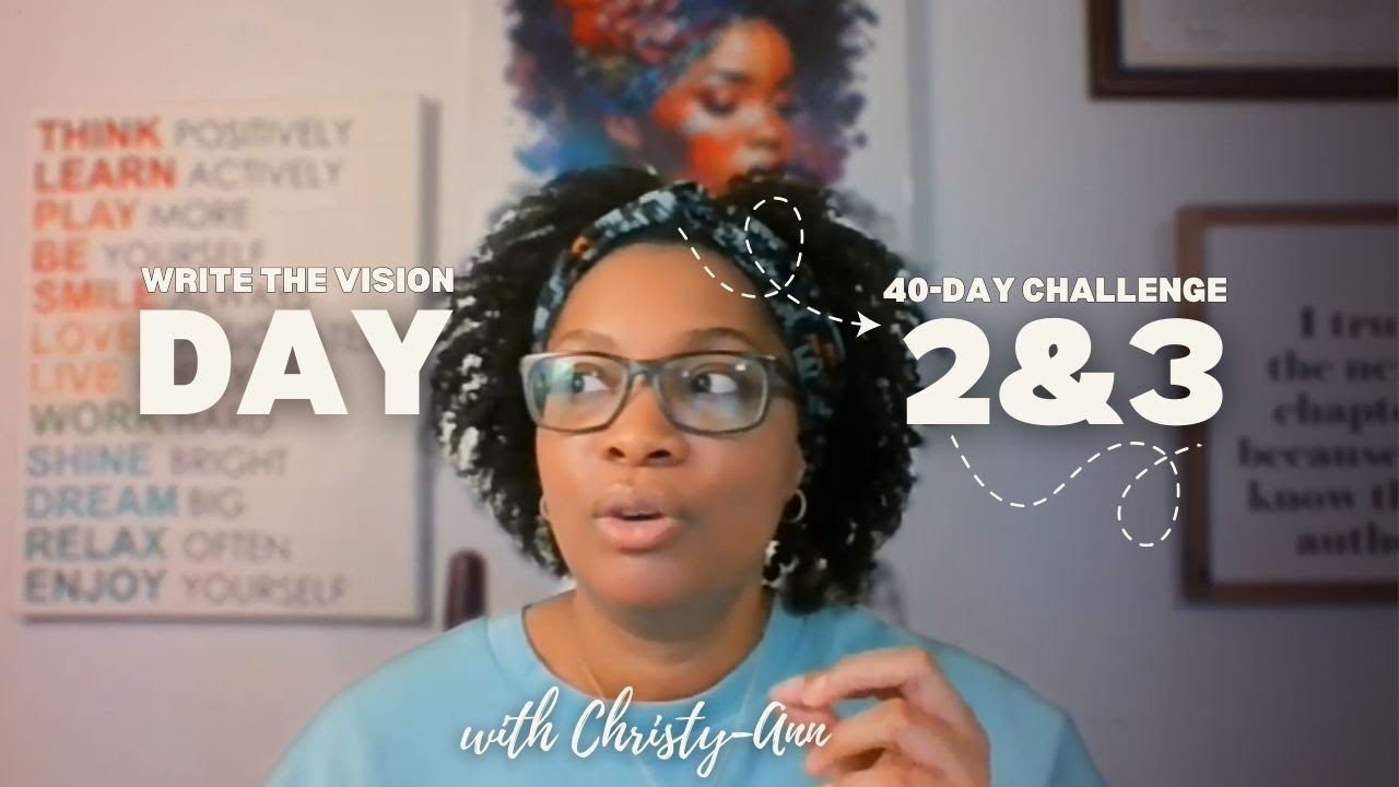 Day 2&3 | Write the Vision Challenge | Your Younger self | Creating Your Vision Book
