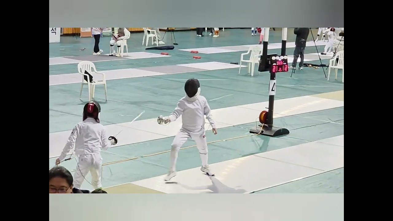 익산펜싱대회 예선전 전승 2위/최종순위 5위