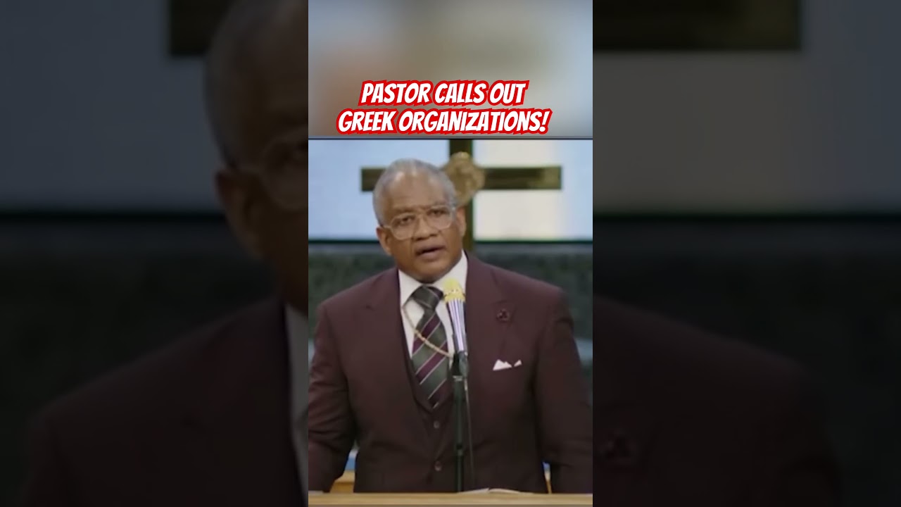 Pastor Calls out Greek Fraternities and Sororities #greek