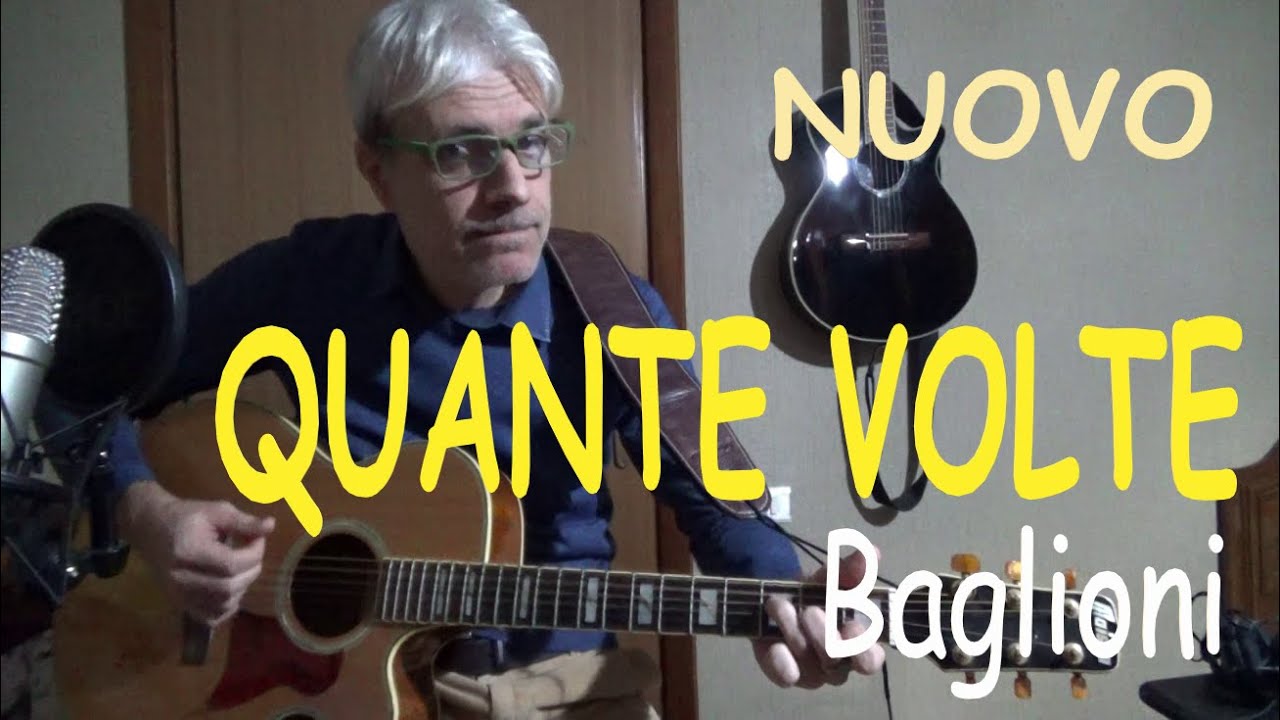 quante volte - claudio baglioni - tutorial chitarra - originale