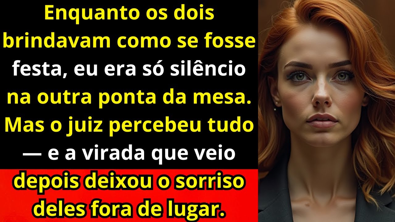 Ele ria com a nova esposa na frente do juiz, eu só escutava — até que os privilégios vieram pra mim
