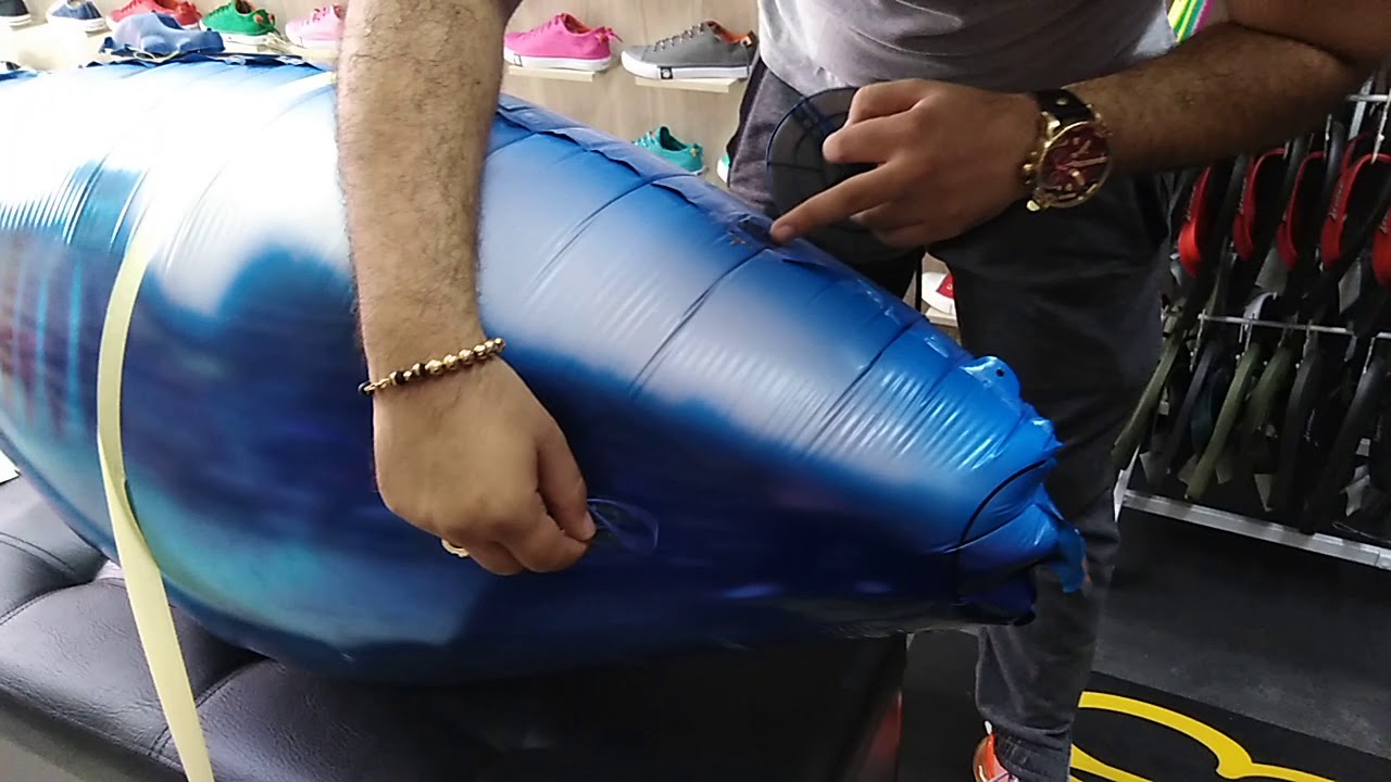 Instrucciones para armar el pez volador.