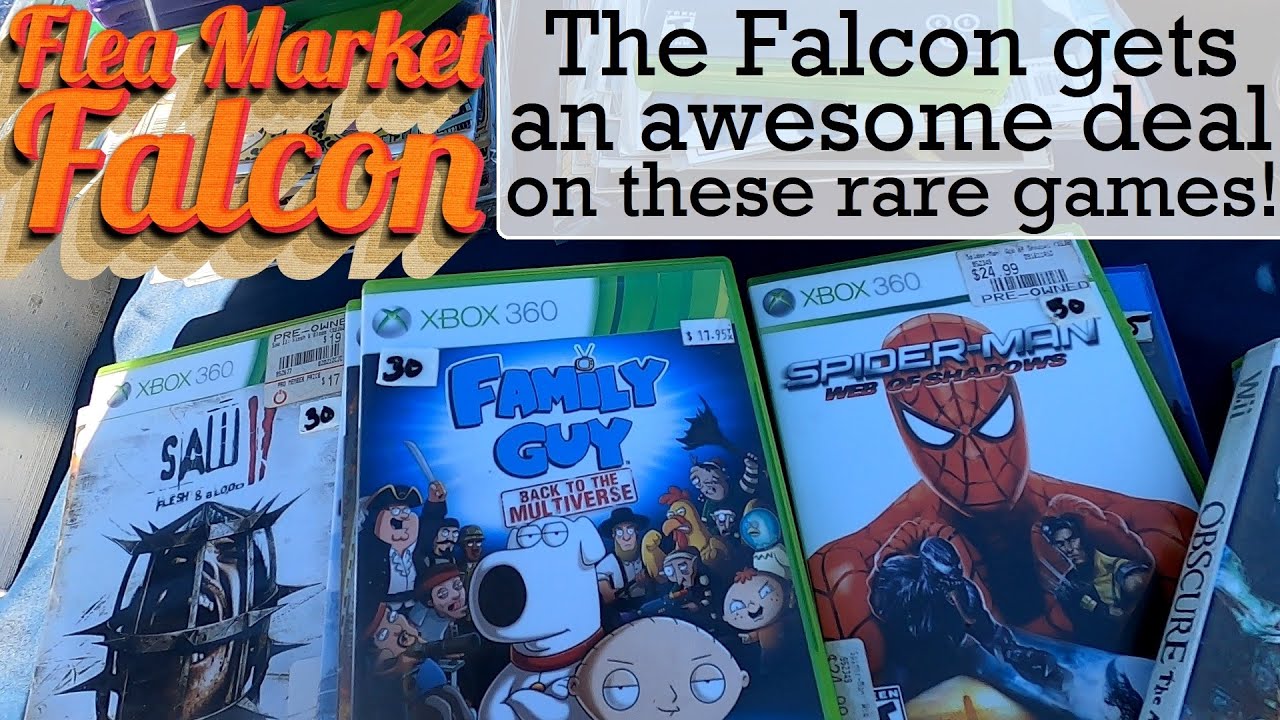 Video Game DVD Collectable hunting at the Flea Market