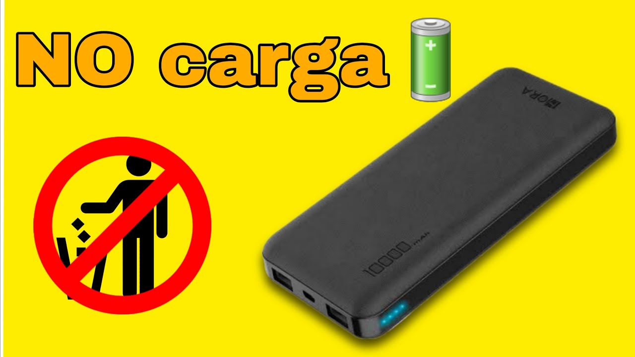 como reparar power bank que no carga