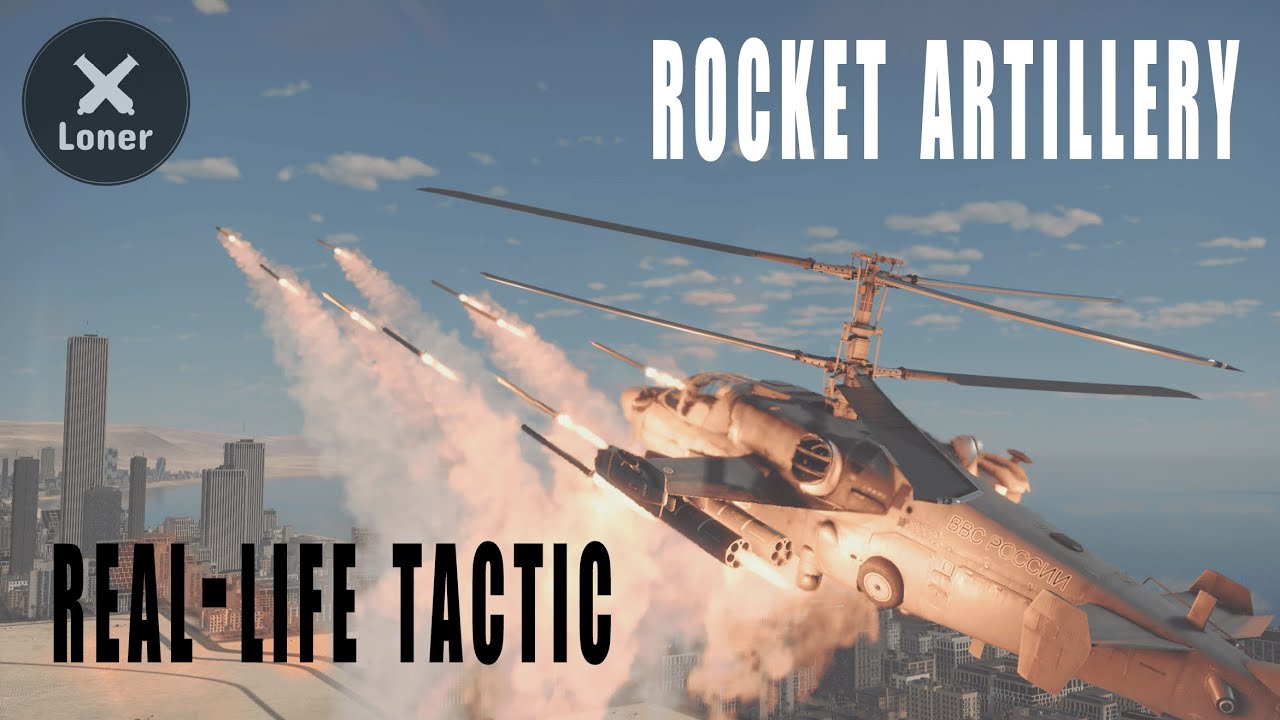Helicopter Indirect Fire with Rocket - War Thunder