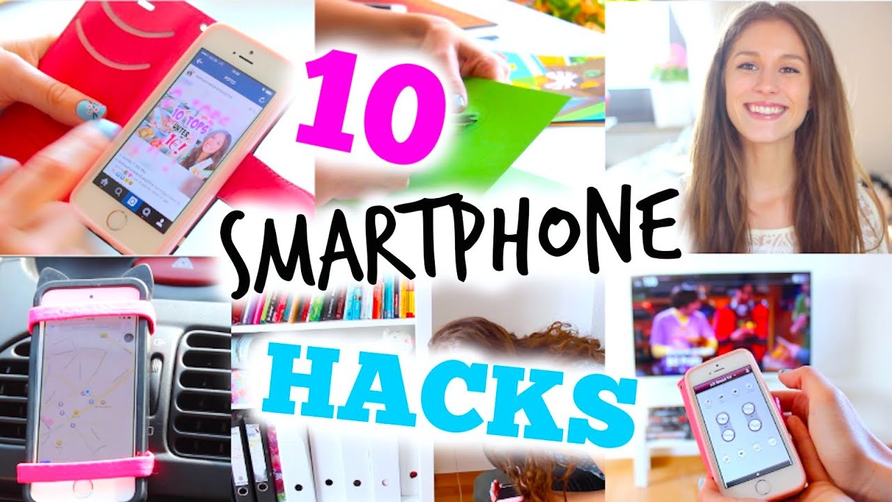 10 Smartphone LIFE HACKS, die ihr kennen müsst! | BarbieLovesLipsticks