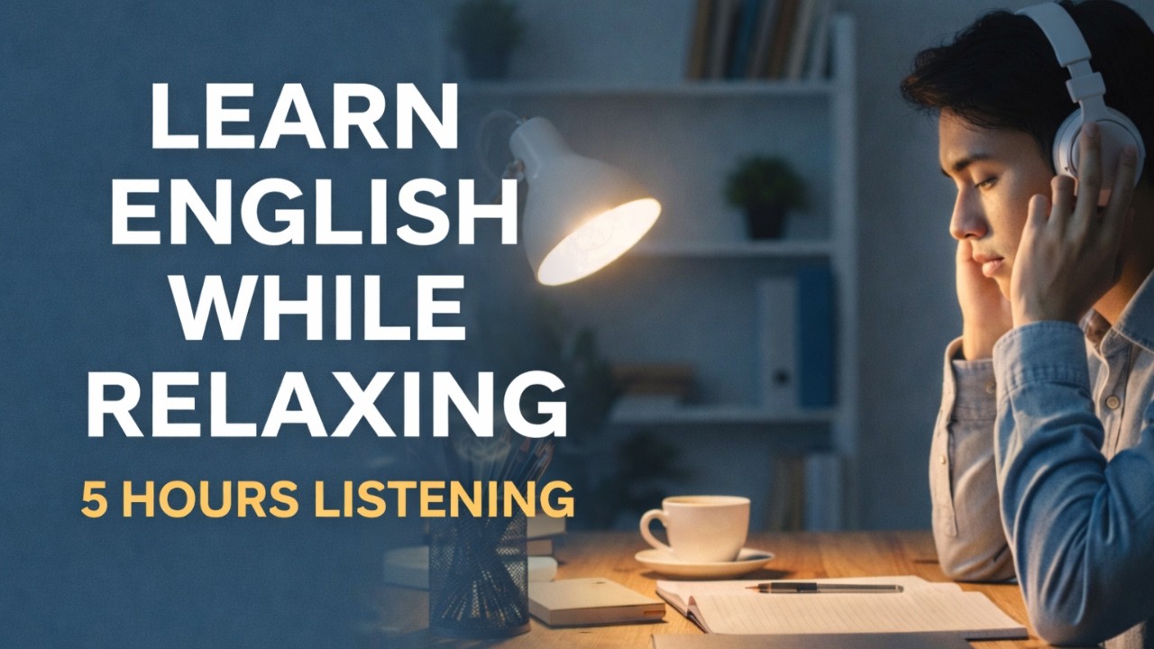 5 Hour Deep Listening Practice in English | Calm Voice for Learning