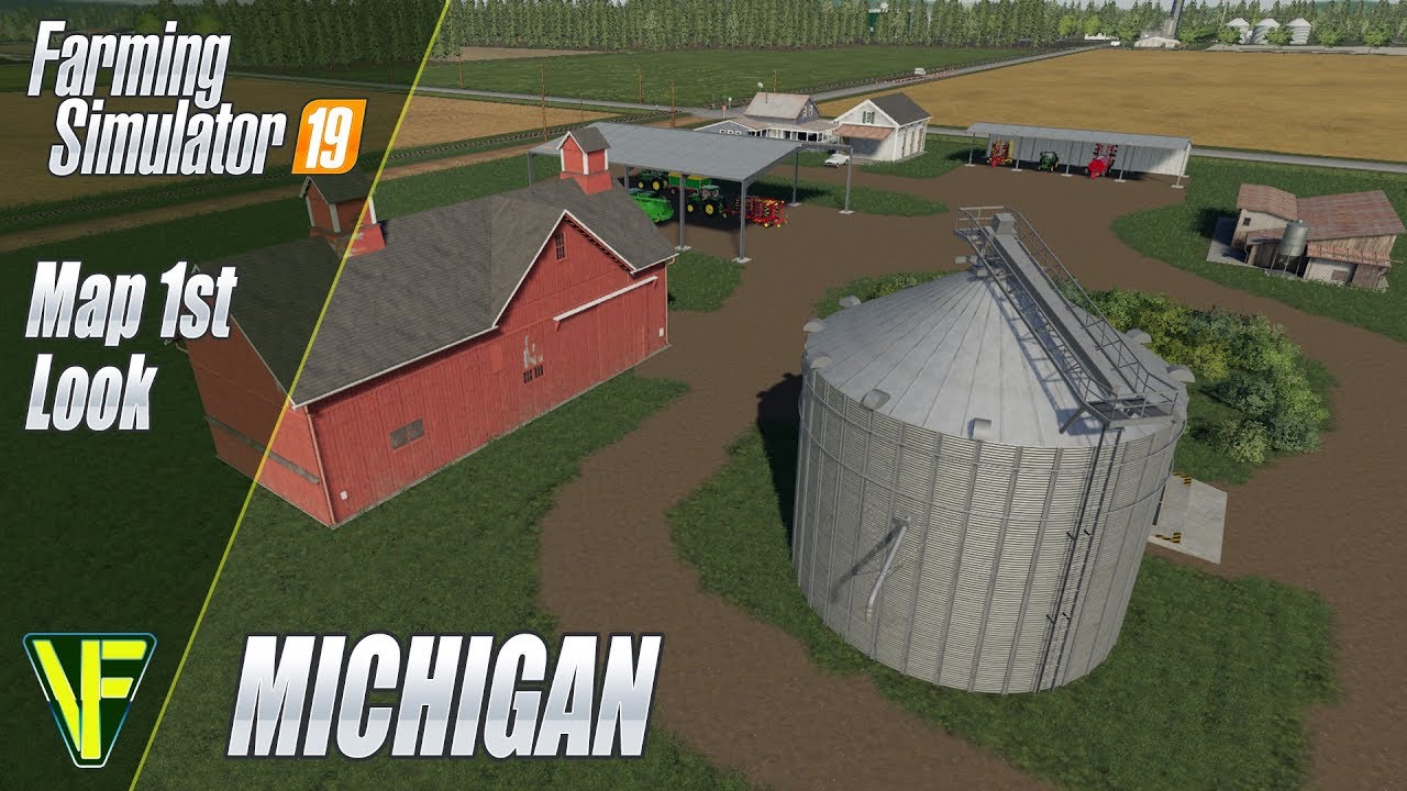 Michigan Map By Taylor Farms: Farming Simulator 19 Map First Look