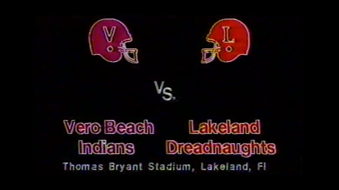 12/5/1986 Lakeland Dreadnaughts vs. Vero Beach Indians - Playoffs