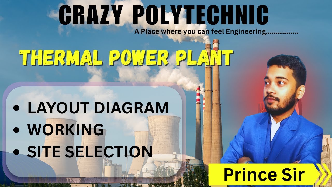 Thermal Power Plant 🔥 | Layout, Working & Site Selection  | Thermal Plant Full Concept in Hindi